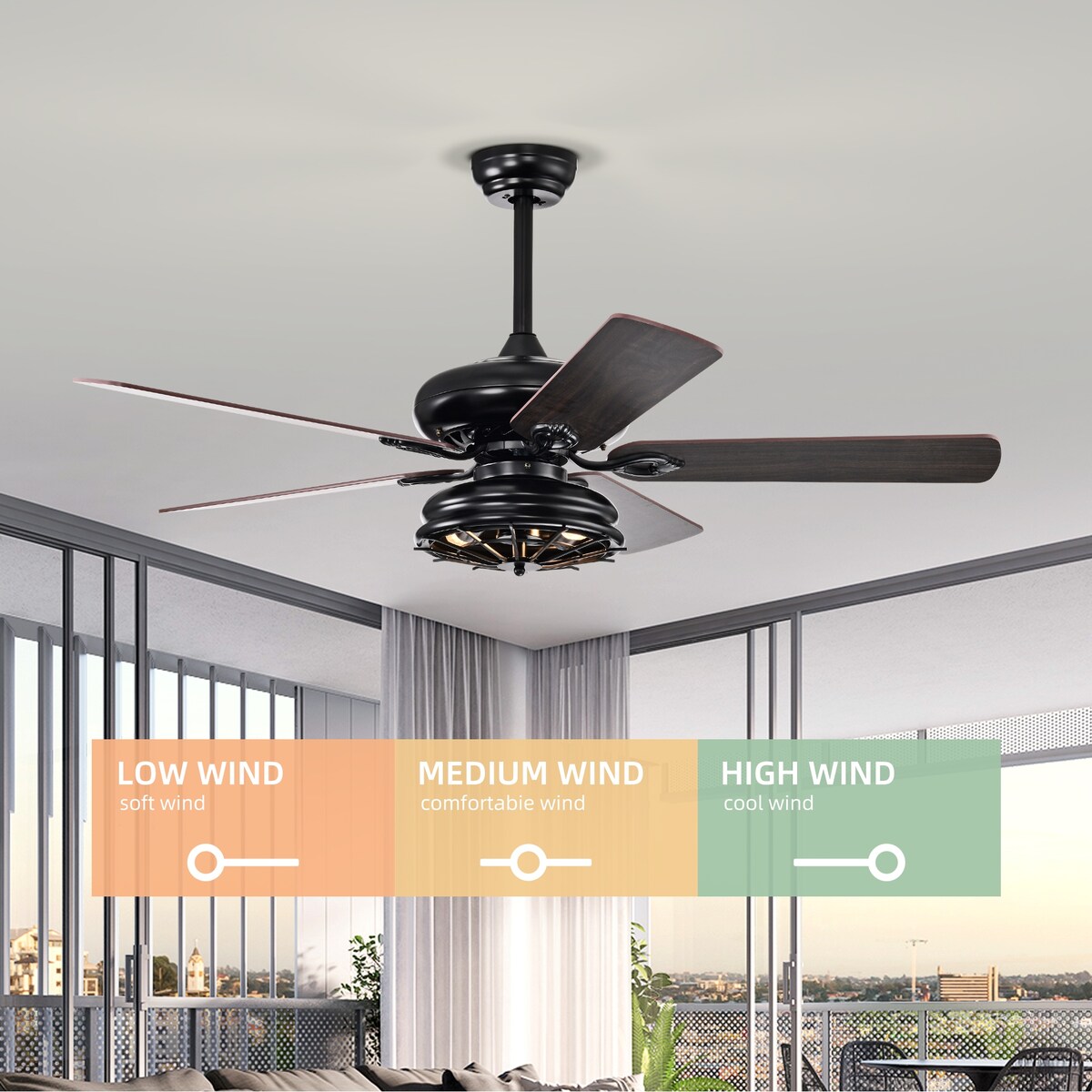 52'' Farmhouse Ceiling Fan