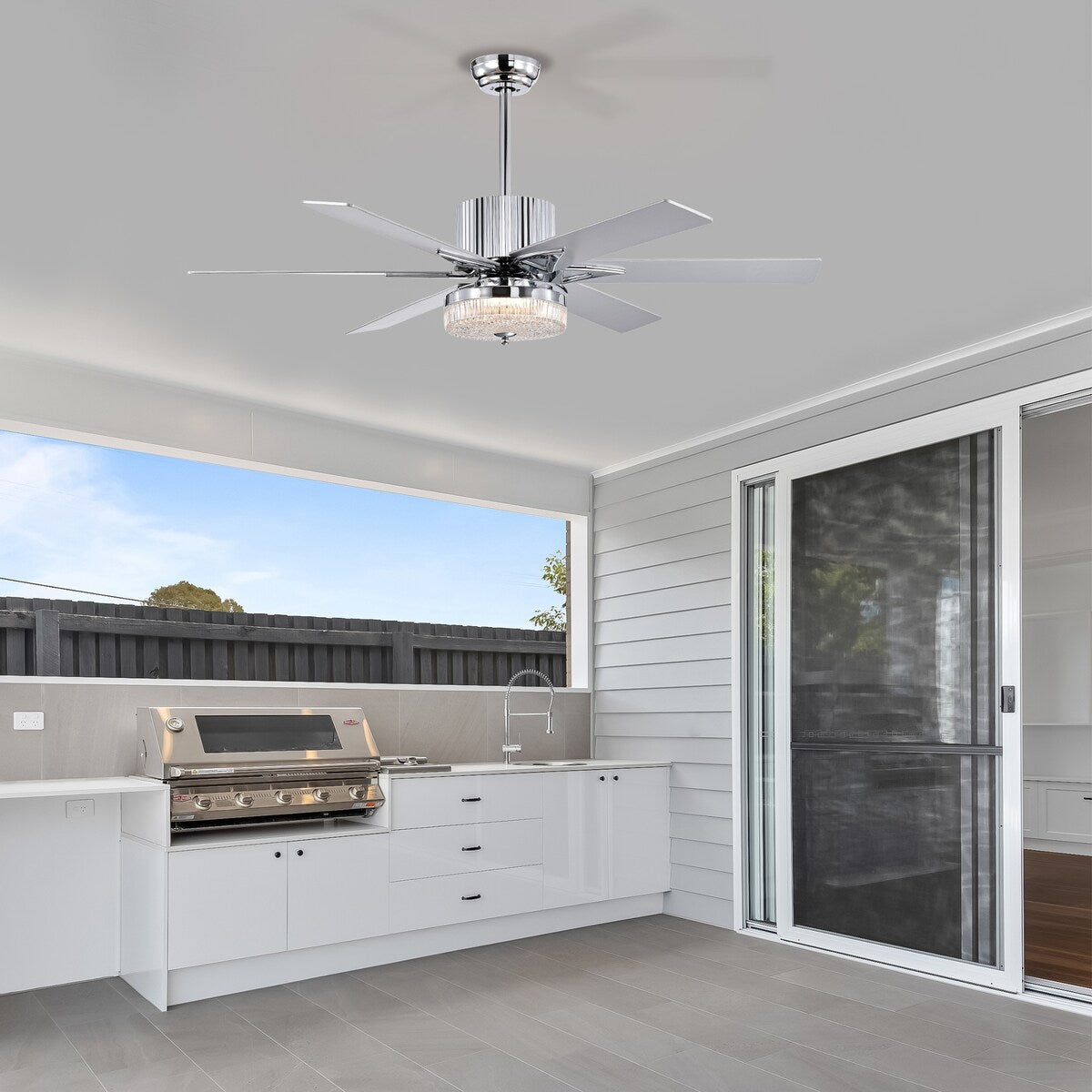 52'' Modern Ceiling Fans with Remote