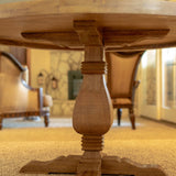 54 wide Round Dining Table in Natural wood finish - 54" x 54" x 30"
