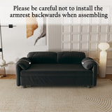 54"Sofa Bed,Sleeper Sofa- 2 in 1 Pull Out Couch Bed for Living Room,Sofa Sleeper with Pull Out Bed