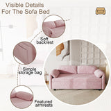 54"Sofa Bed,Sleeper Sofa- 2 in 1 Pull Out Couch Bed for Living Room,Sofa Sleeper with Pull Out Bed