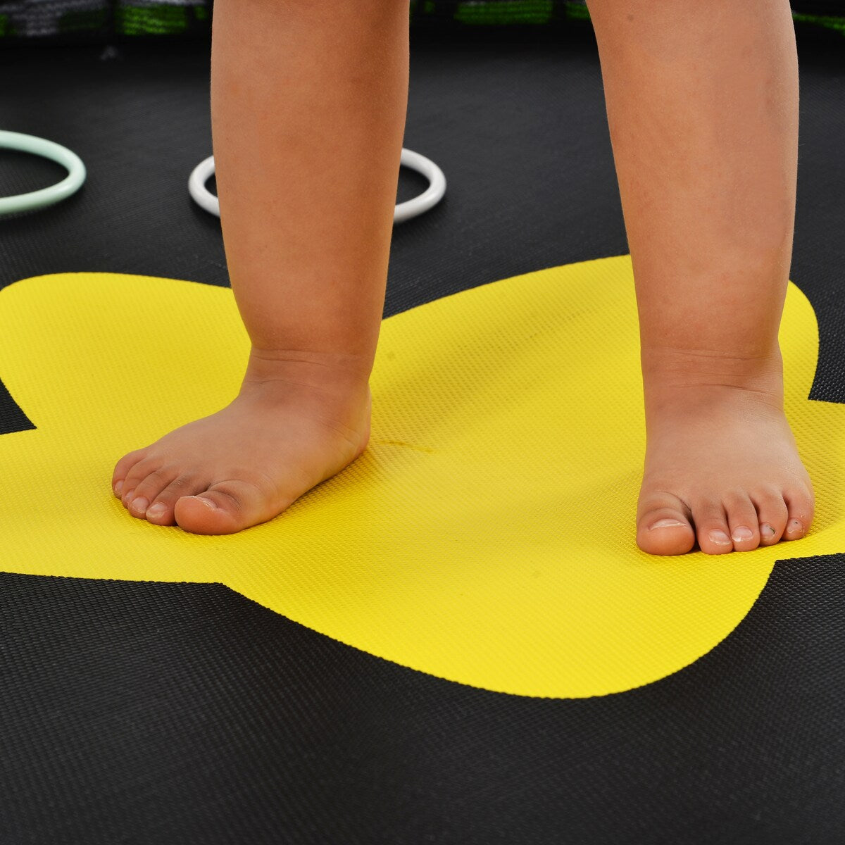 55 Inch Kids Trampoline Safety Enclosure Net,Max Load 100lbs Yellow