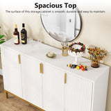 55 Inch Kitchen Sideboard Cabinet, Buffet Cabinet with Storage