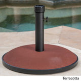 Tulare Outdoor 55 lbs Circular Concrete Umbrella Base by Christopher Knight Home