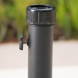 Tulare Outdoor 55 lbs Circular Concrete Umbrella Base by Christopher Knight Home