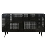 55.12 in Spacious Cat House Tabletop with Tempered Glass with Shelves