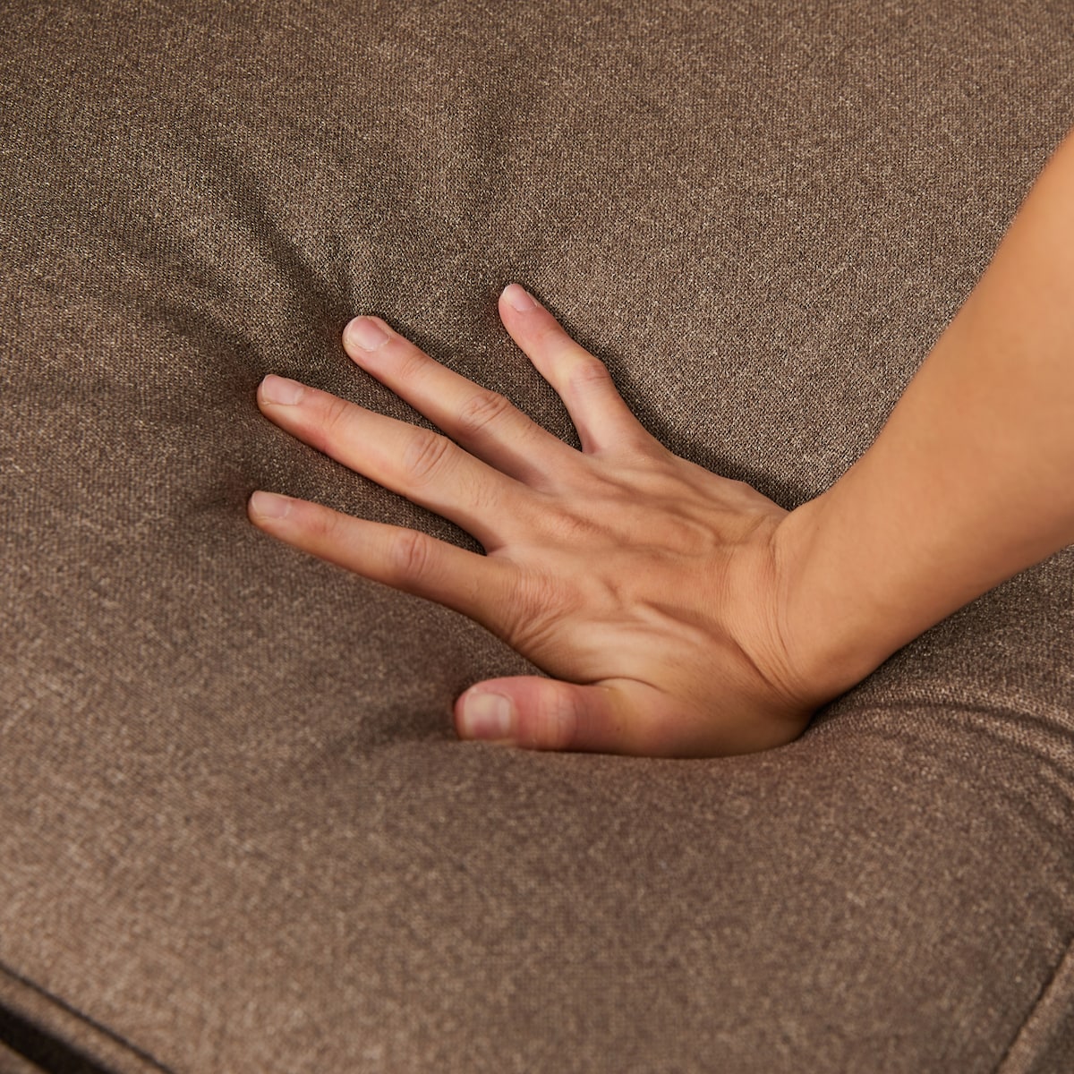 55.9'' Square Arm Loveseat with Wood Frame and Solid Wood Legs