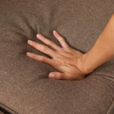 55.9'' Square Arm Loveseat with Wood Frame and Solid Wood Legs