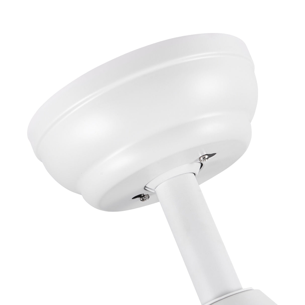 56 in. Matte White Indoor Ceiling Fan with Integrated LED Light Kit and Remote Control - 56 INCHES