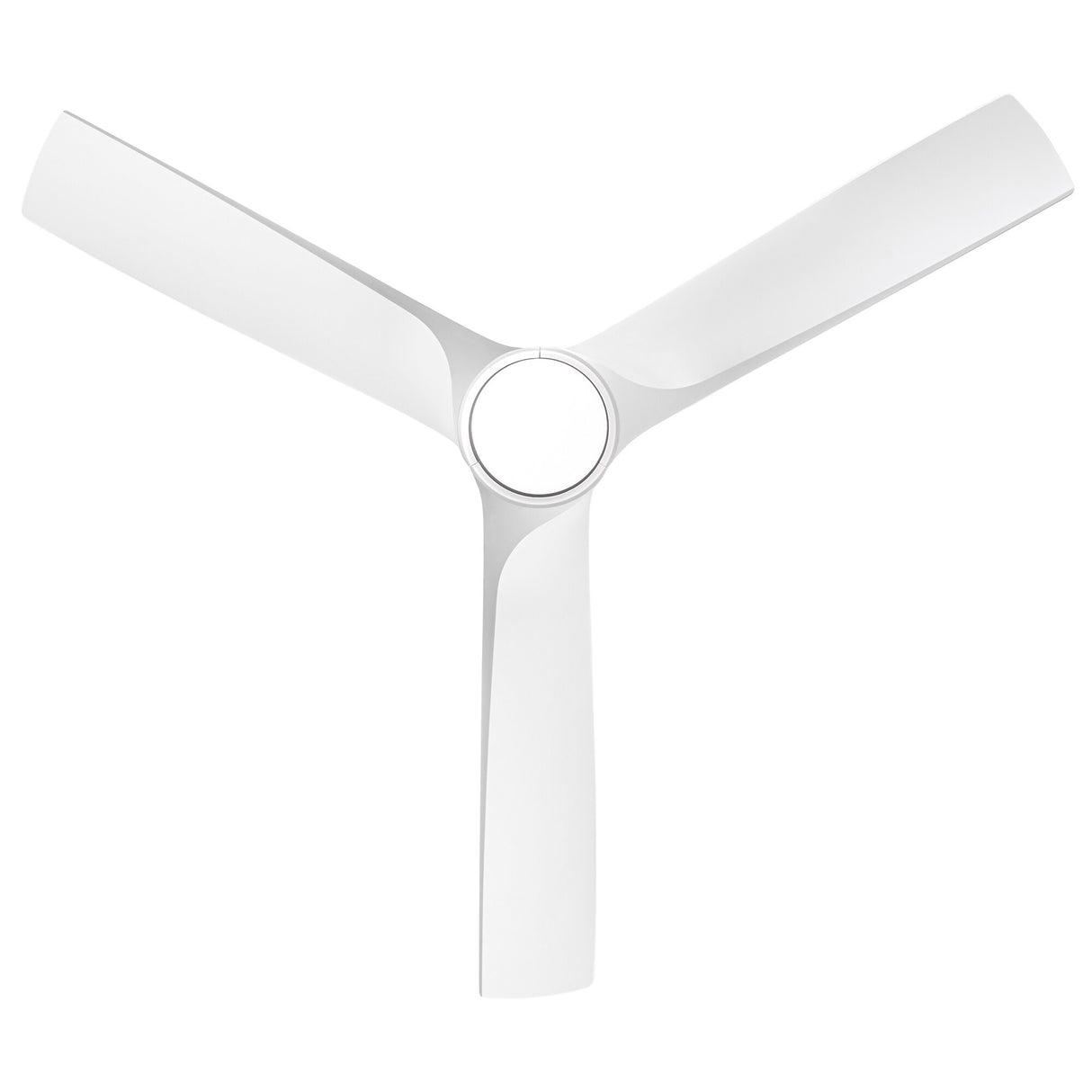 56 in. Matte White Indoor Ceiling Fan with Integrated LED Light Kit and Remote Control - 56 INCHES