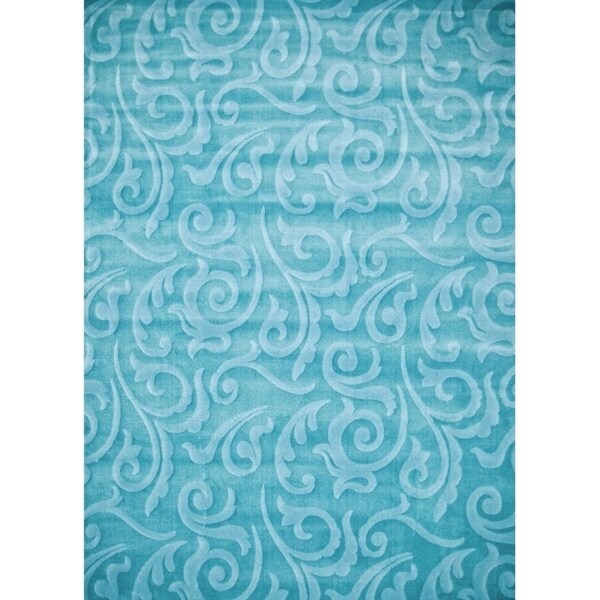 5657 Modern Blue 2'0x3'4 Area Rug - 2' x 3'4"