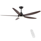 56" Ceiling Fan Light with Remote Control