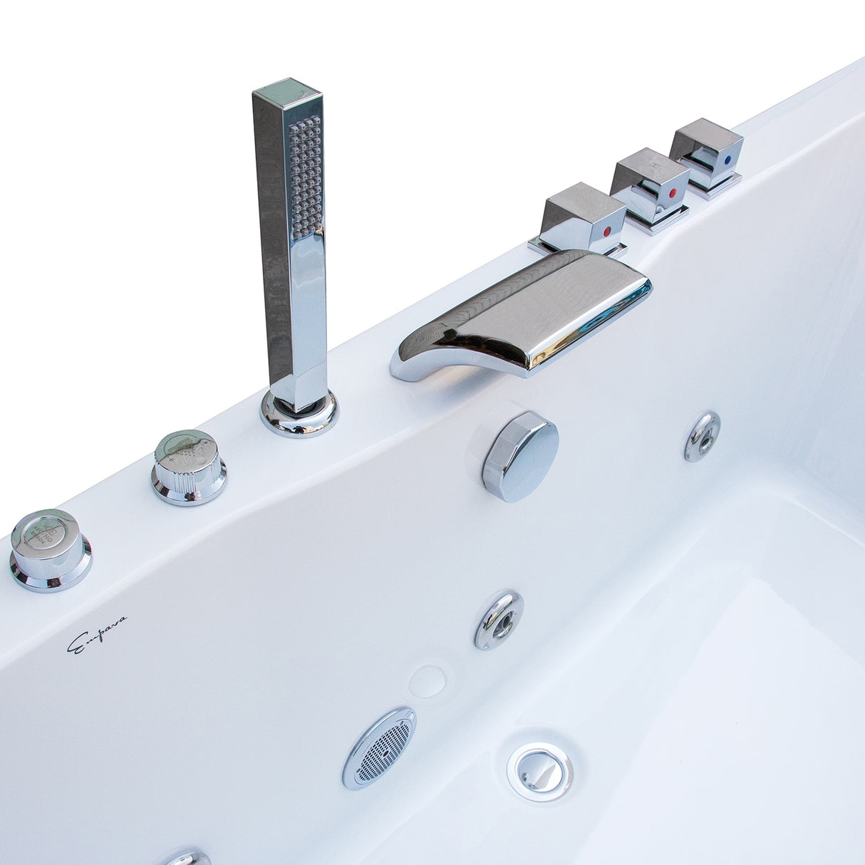 59" X 30" Alcove/tile In Whirlpool Acrylic Bathtub With Faucet