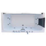 59" X 30" Alcove/tile In Whirlpool Acrylic Bathtub With Faucet
