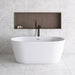 59" x 31" Acrylic Freestanding Soaking Bathtub in White - 59" x 31"