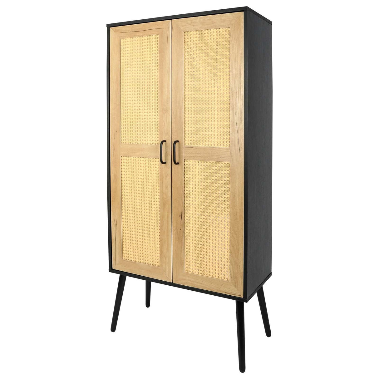 59'' Tall Rustic Farmhouse Storage Cabinet