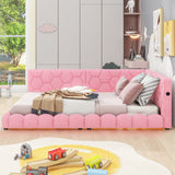 [LED Design] Kid-Friendly Design Full Size Platform Bed Kids Bed