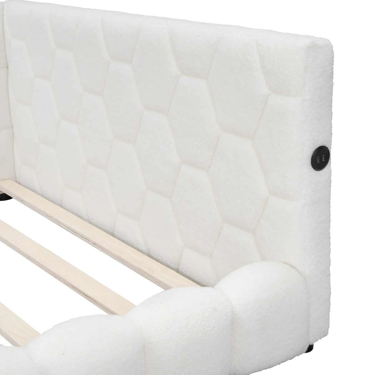 [LED Design] Kid-Friendly Design Full Size Platform Bed Kids Bed