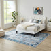 5'x7' Area Rug, Soft Washable Low-Pile Carpet Mat with Non-Slip Backing for Living Room and Bedroom