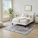 5'x7' Area Rug, Soft Washable Low-Pile Carpet Mat with Non-Slip Backing for Living Room and Bedroom