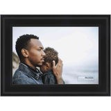 5x10 Traditional Black Complete Wood Picture Frame with UV Acrylic, Foam Board Backing, & Hardware
