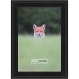 5x10 Traditional Black Complete Wood Picture Frame with UV Acrylic, Foam Board Backing, & Hardware