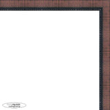 5x4 Traditional Walnut Complete Wood Picture Frame with UV Acrylic, Foam Board Backing, & Hardware