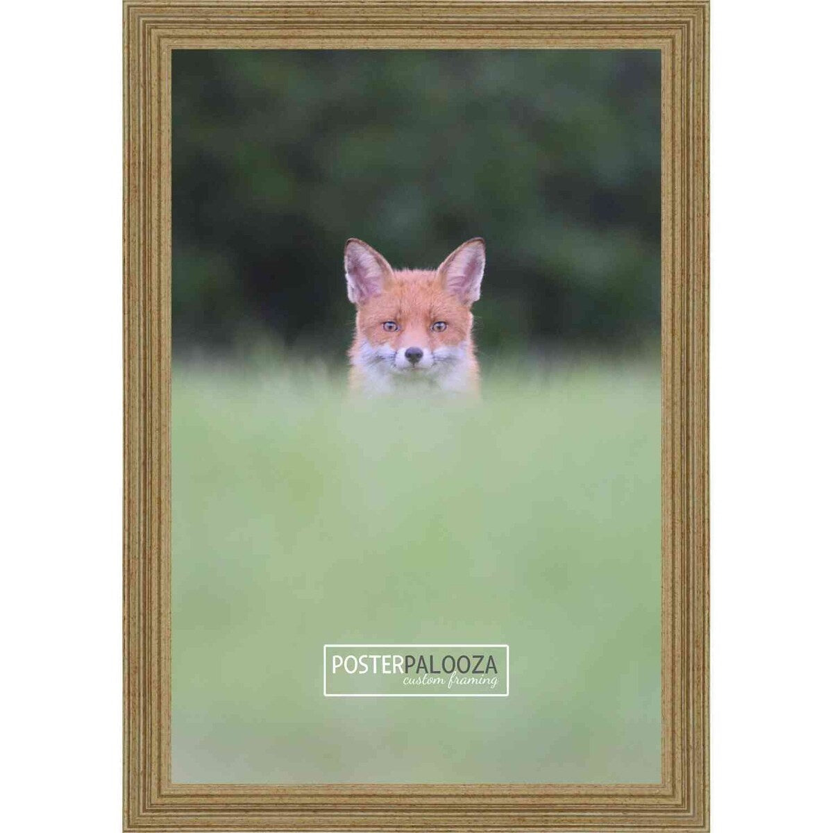 5x8 Traditional Antique Silver Complete Wood Picture Frame with UV Acrylic, Foam Board Backing, & Hardware