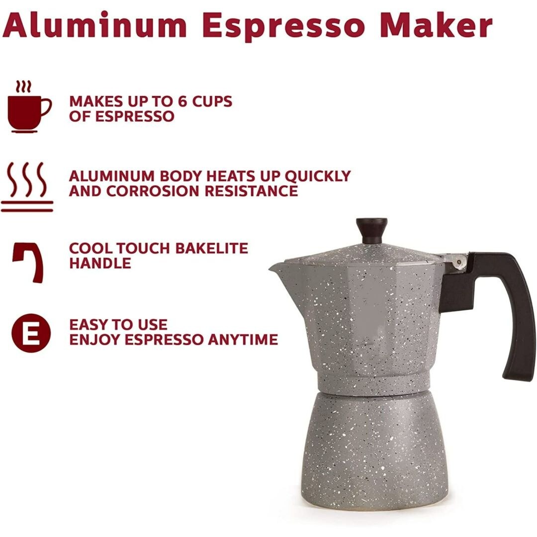 6-Cup Aluminum Espresso Maker