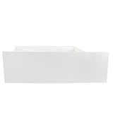 6 Drawer Double Dresser with No Handles