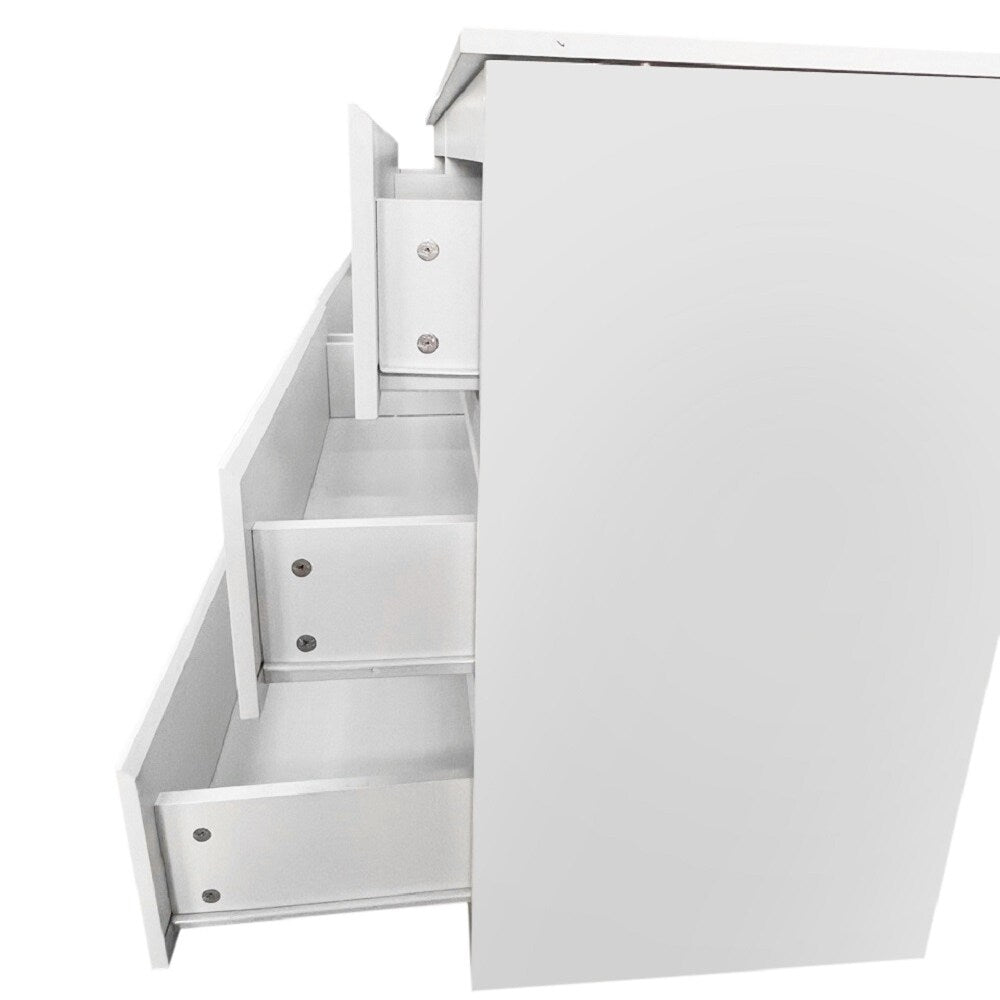 6 Drawer Double Dresser with No Handles