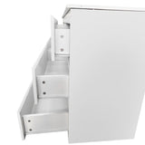 6 Drawer Double Dresser with No Handles