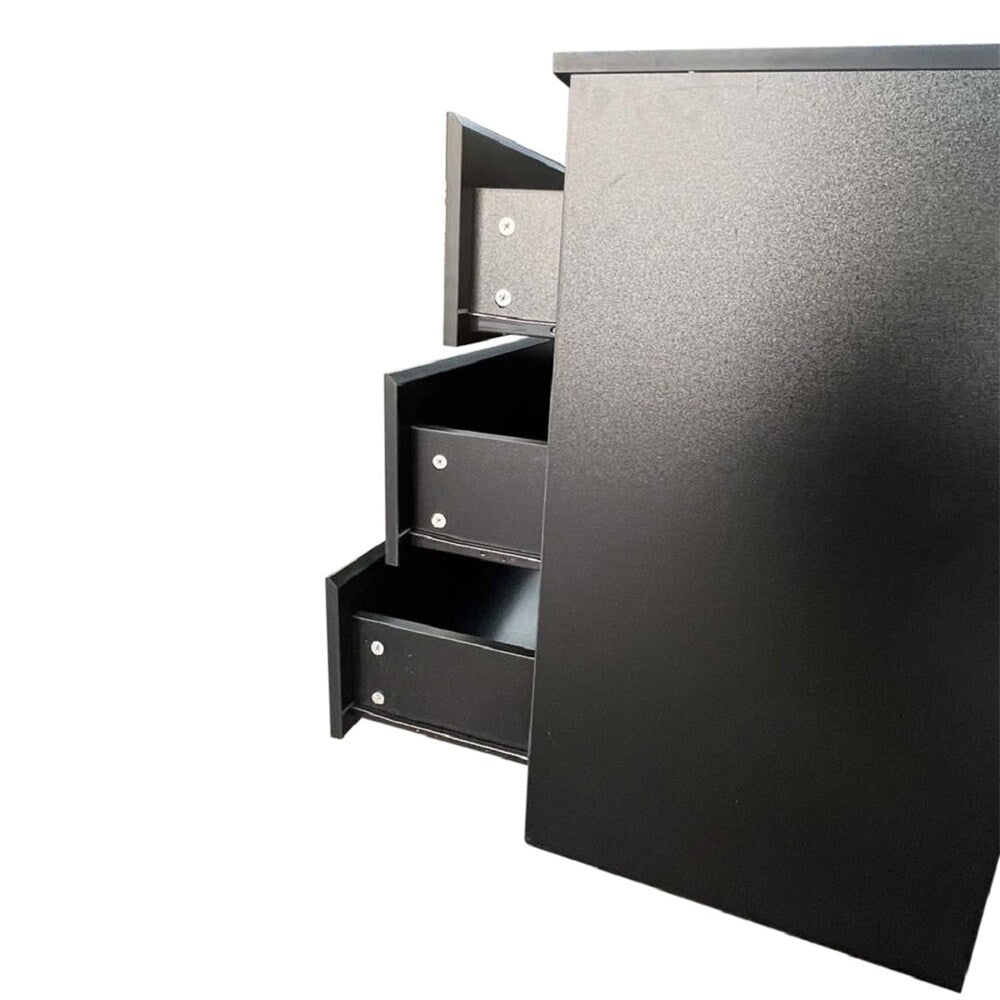 6 Drawer Double Dresser with No Handles