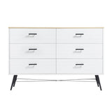 6 Drawer Dresser for Bedroom with Deep Drawers