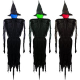 6 FT Set of 3 Light Up Halloween Witch Decorations for Outdoor Yard House Decor