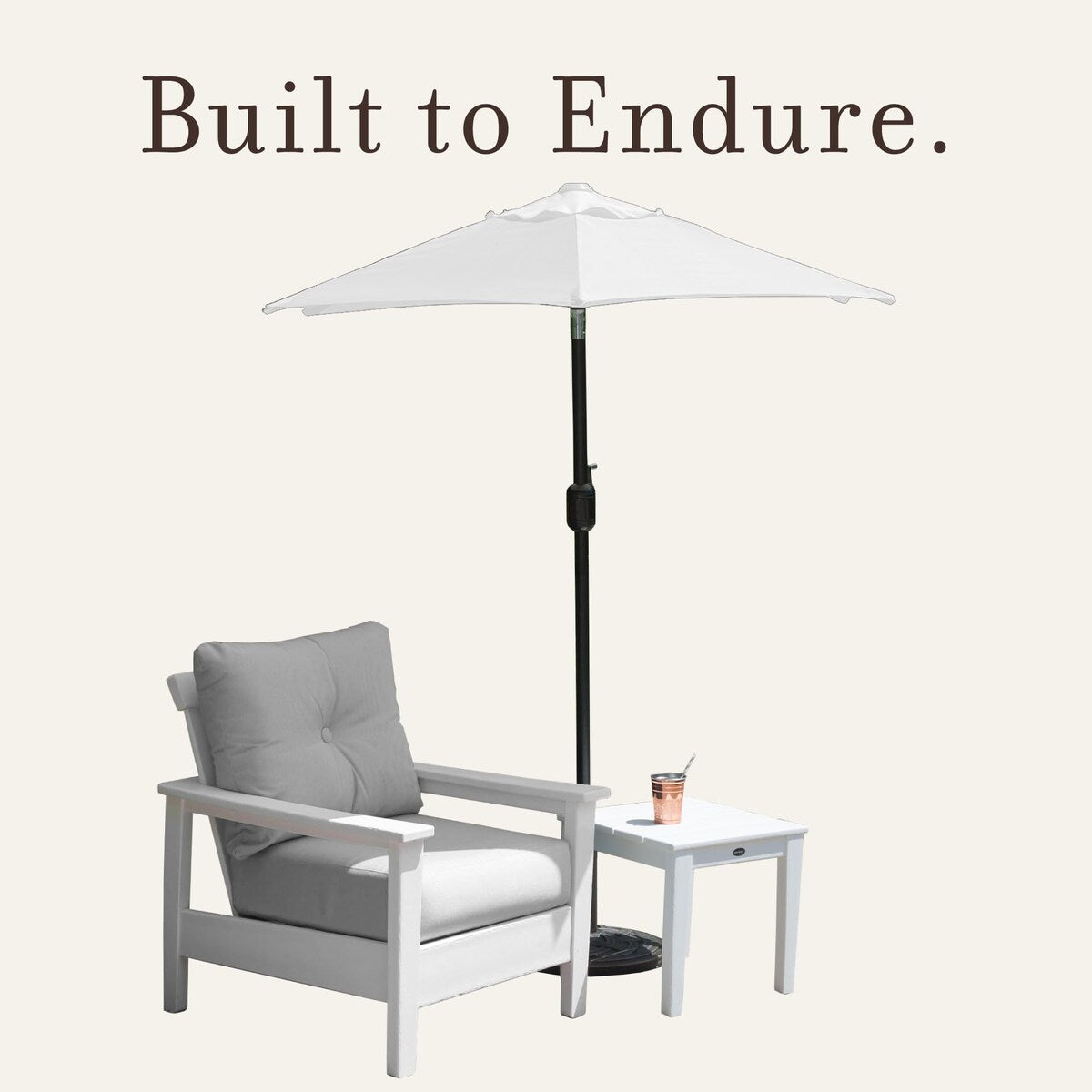 6 Ft Outdoor Patio Umbrella, Easy Open/Close Crank and Push Button Tilt Adjustment, Market Umbrellas