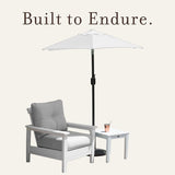 6 Ft Outdoor Patio Umbrella, Easy Open/Close Crank and Push Button Tilt Adjustment, Market Umbrellas