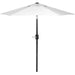 6 Ft Outdoor Patio Umbrella, Easy Open/Close Crank and Push Button Tilt Adjustment, Market Umbrellas