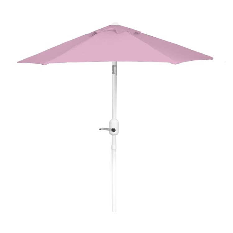 6 Ft Outdoor Patio Umbrella, Easy Open/Close Crank and Push Button Tilt Adjustment, Market Umbrellas