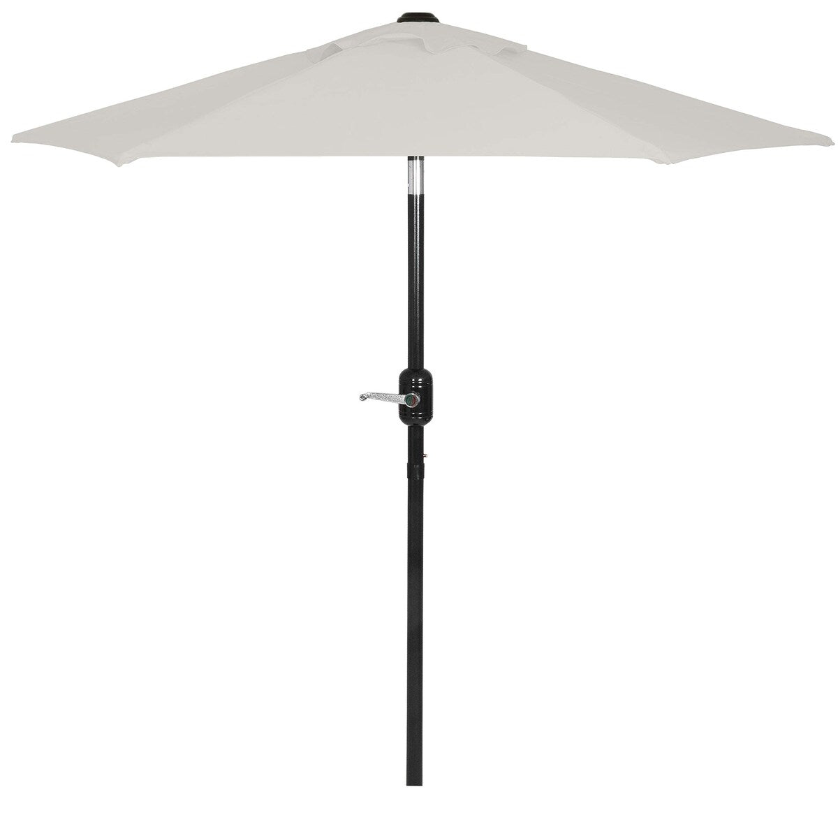 6 Ft Outdoor Patio Umbrella, Easy Open/Close Crank and Push Button Tilt Adjustment, Market Umbrellas