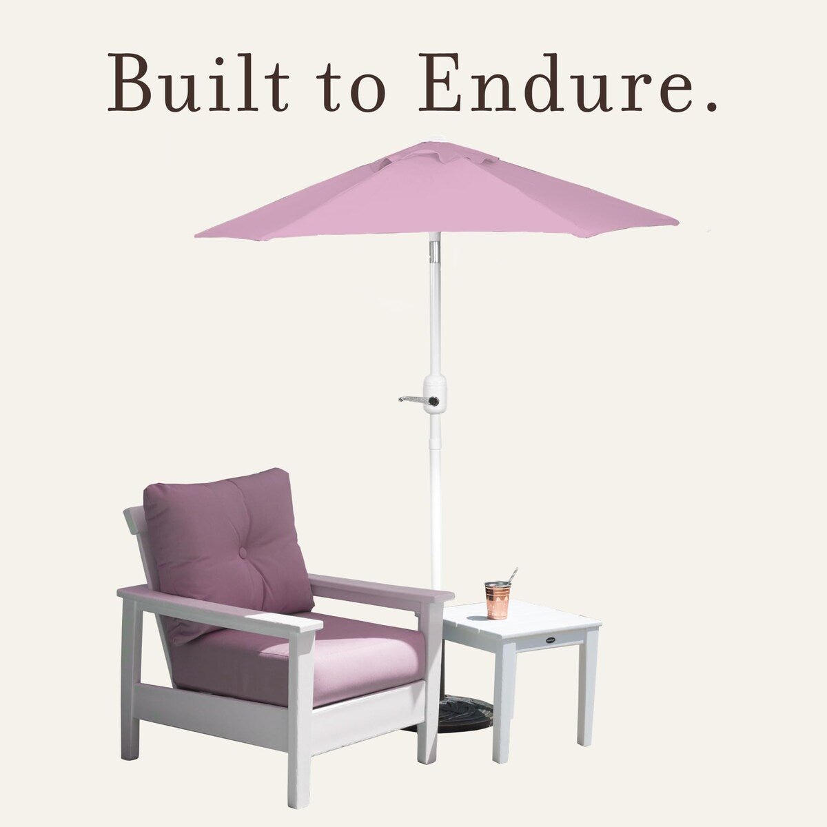 6 Ft Outdoor Patio Umbrella, Easy Open/Close Crank and Push Button Tilt Adjustment, Market Umbrellas