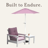 6 Ft Outdoor Patio Umbrella, Easy Open/Close Crank and Push Button Tilt Adjustment, Market Umbrellas