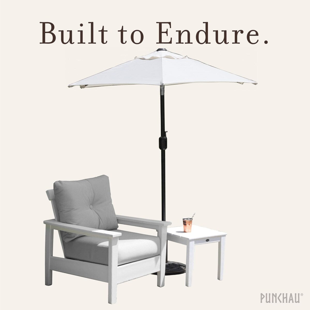 6 Ft Outdoor Patio Umbrella, Easy Open/Close Crank and Push Button Tilt Adjustment, Market Umbrellas