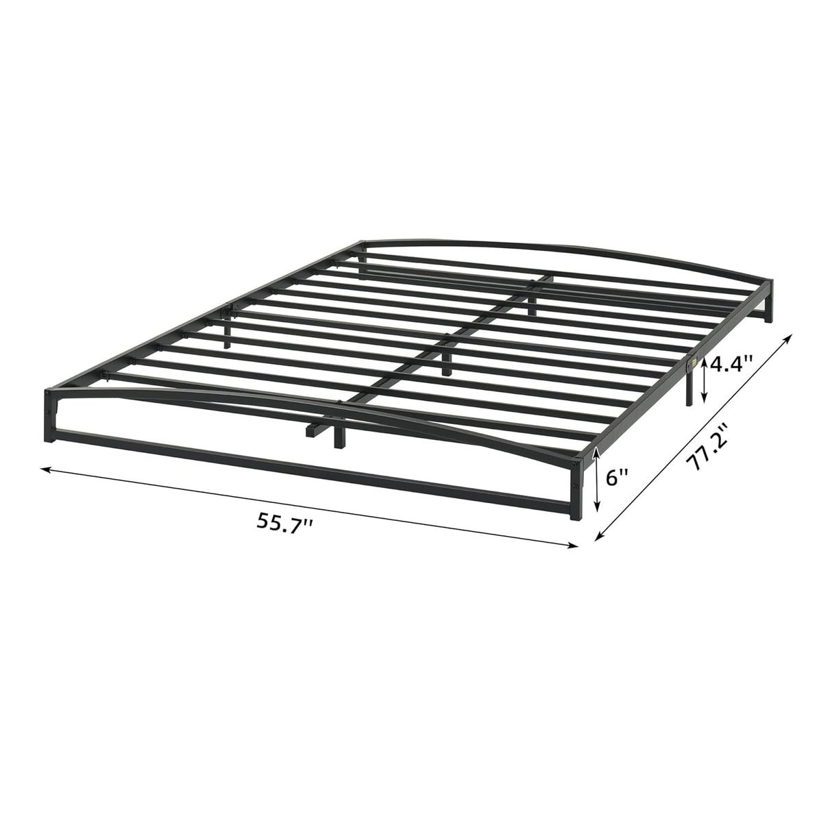 6 Inch Metal Platform Low Profile Bed Frame