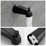 6 Inch Shower Faucet wih Tub Spout Combo in Kitchen