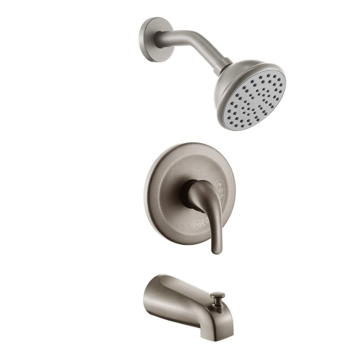 6 Inch Shower Faucet wih Tub Spout Combo in Kitchen