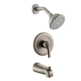 6 Inch Shower Faucet wih Tub Spout Combo in Kitchen