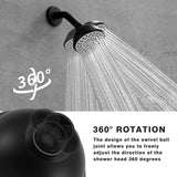 6 Inch Shower Faucet wih Tub Spout Combo in Kitchen