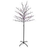 6' LED Lighted Sakura Cherry Blossom Flower Artificial Tree - Pink Lights