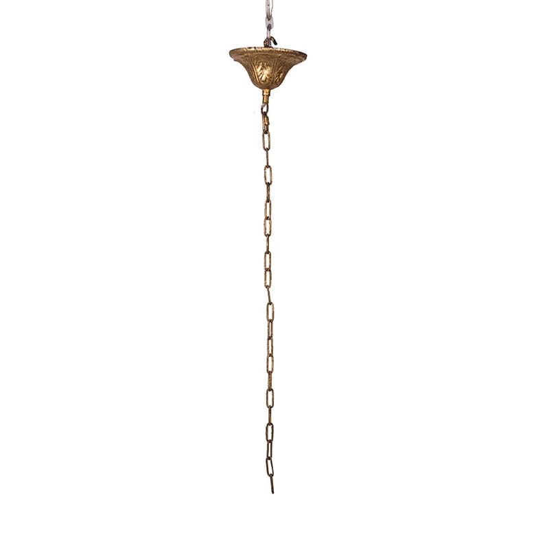 6-Light Metal Chandelier with Adjustable Chain